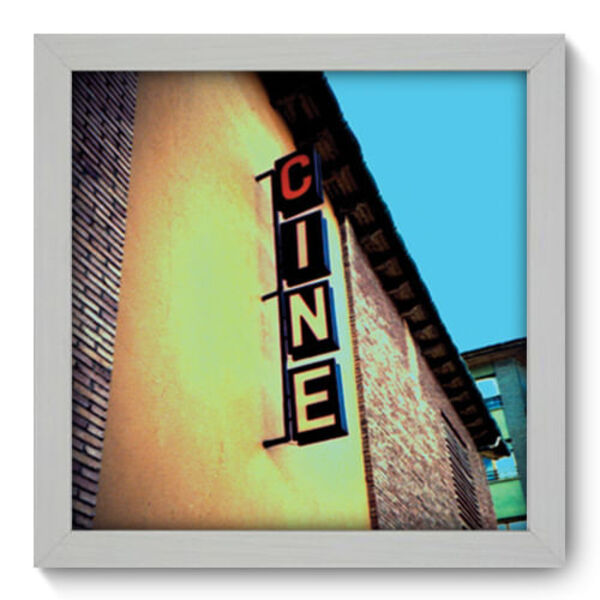 Quadro Decorativo - Cine - 22cm X 22cm - 018qdhb