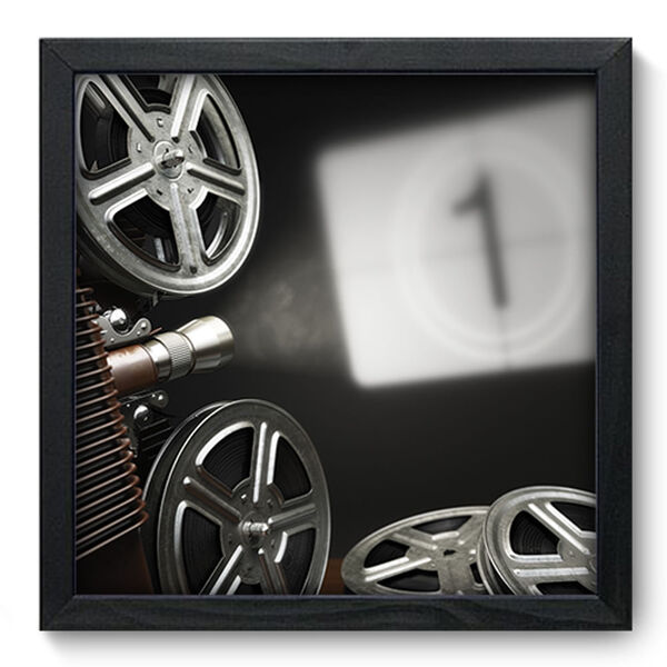 Quadro Decorativo Cinema 33cm X 33cm 038qdhp Leroy Merlin