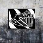 Quadro Decorativo Clube Atlético Mg Escudo Projetado 45x34cm