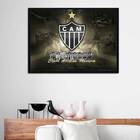 Quadro Decorativo Clube Atlético Mg Evolução Dos Escudos 45x3