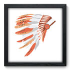 Quadro Decorativo - Cocar - 33cm X 33cm - 041qddp