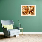 Quadro Decorativo Coelho Floresta Vintage  - 50x70cm Moldura