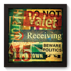 Quadro Decorativo - Colagem - 22cm X 22cm - 002qdup