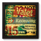 Quadro Decorativo - Colagem - 22cm X 22cm - 002qdup