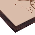 Quadro Decorativo Colar Colorido sem Vidro 40x40x2cm Tropical