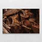 Quadro Decorativo Coleção Alme Cestos Em Sisal Sem Moldura E