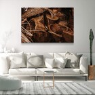 Quadro Decorativo Coleção Alme Cestos Em Sisal Sem Moldura E