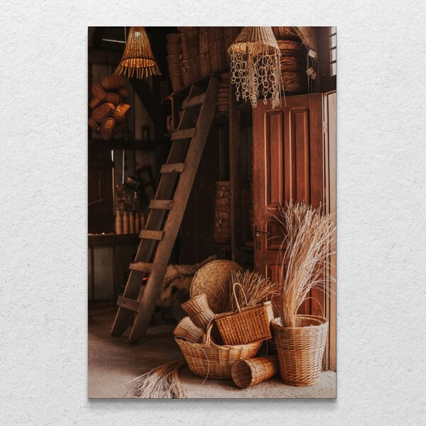 Quadro Decorativo Coleção Alme Retrô Sem Moldura E Sem Vidro