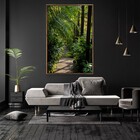 Quadro Decorativo Coleção In Nature Folhas Com Moldura E Sem