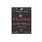 Quadro Decorativo Com Frases De Amor 1 Peça 20x30 M4