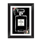 Quadro Decorativo Com Moldura Em Madeira Maciça E Vidro Perfu