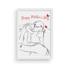 Quadro Decorativo Com Moldura Happy Mother's Day