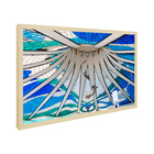 Quadro Decorativo com Vidro Catedral I 120x80cm