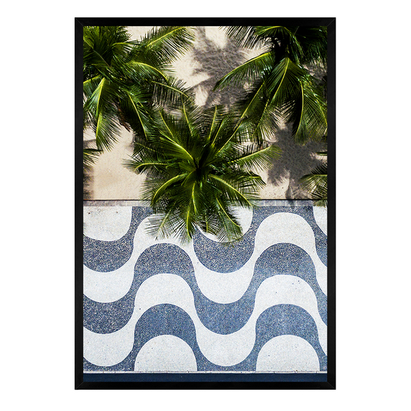 Quadro Decorativo com Vidro Copacabana 50x70cm