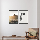 Quadro Decorativo com Vidro Errejota 50x70cm