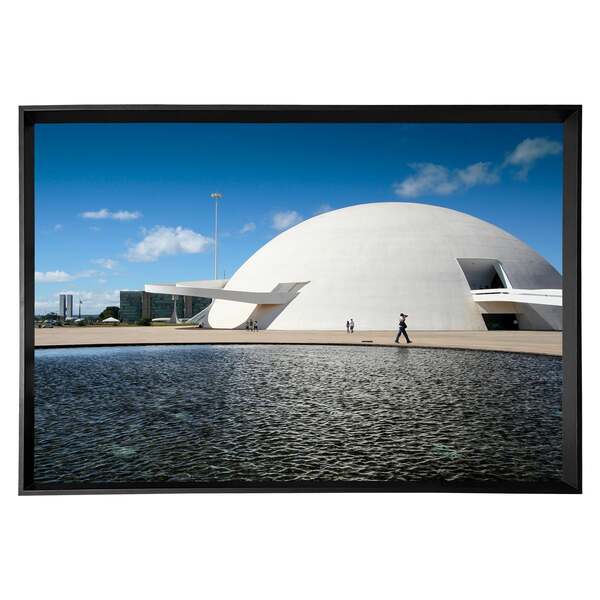 Quadro Decorativo com Vidro Museu Nacional 90x60cm