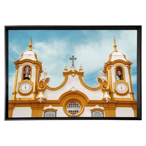 Quadro Decorativo com Vidro Santo Antônio 90x60cm