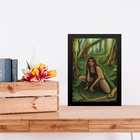 Quadro Decorativo Comadre Fulozinha 24x18cm - Com Vidro Moldu