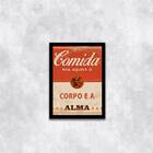 Quadro Decorativo Comida Boa Aquece O Corpo E A Alma 45x34cm