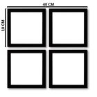 Quadro Decorativo Composê 40x40 Cm Geométrico