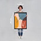 Quadro Decorativo Composição 3 Telas De Parede Para Sala Quar