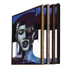 Quadro Decorativo Composição De Faces Fashion Com Moldura Dou