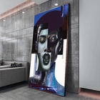 Quadro Decorativo Composição De Faces Fashion Com Moldura Mar