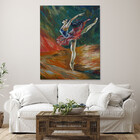 Quadro Decorativo Conceito Ballet - 120x60 Cm