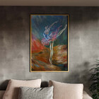 Quadro Decorativo Conceito Ballet Com Moldura E Vidro Dourada