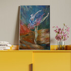 Quadro Decorativo Conceito Ballet Com Moldura E Vidro Prata -