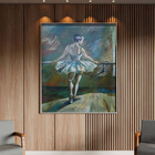 Quadro Decorativo Conceito Ballet Dancer Com Moldura E Vidro