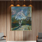 Quadro Decorativo Conceito Ballet Dancer Com Moldura E Vidro