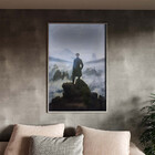Quadro Decorativo Conceito Caminhante Sobre O Mar De Névoa -