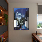 Quadro Decorativo Conceito Composição De Faces Fashion Com Mo