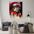 Quadro Decorativo Conceito Cultural India - 180x120 Cm