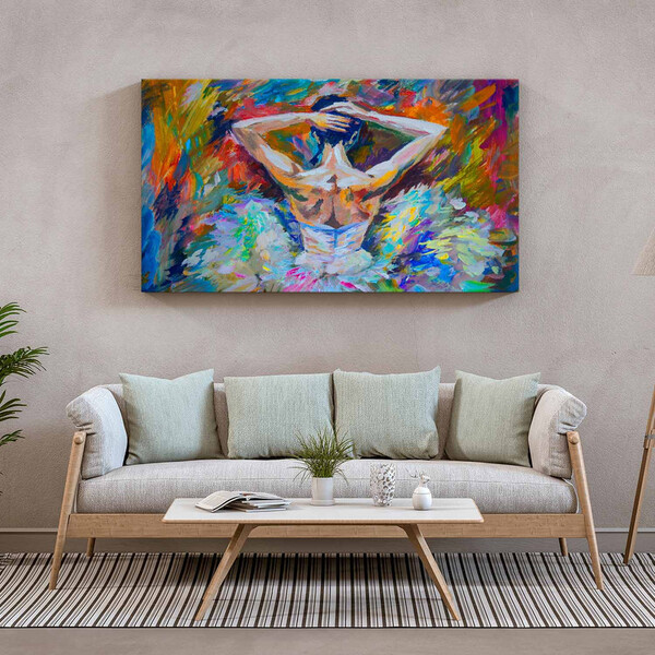 Quadro Decorativo Conceito Danças Back View - 180x135 Cm