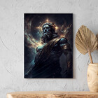 Quadro Decorativo Conceito Deus Do Universo - 200x100 Cm