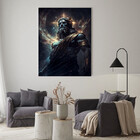 Quadro Decorativo Conceito Deus Do Universo - 200x100 Cm