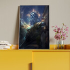 Quadro Decorativo Conceito Deus Do Universo Com Moldura E Vid