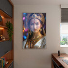 Quadro Decorativo Conceito Deusa Serenidade Com Moldura E Vid