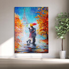 Quadro Decorativo Conceito Dia Dos Namorados Em Paris - 200x1