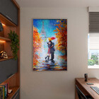 Quadro Decorativo Conceito Dia Dos Namorados Em Paris Com Mol