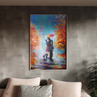 Quadro Decorativo Conceito Dia Dos Namorados Em Paris Com Mol