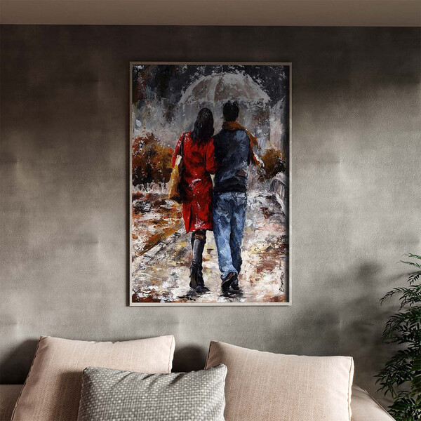 Quadro Decorativo Conceito Emerico-toth Com Moldura Prata - 1