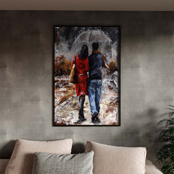 Quadro Decorativo Conceito Emerico-toth Com Moldura Preto - 1