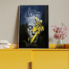 Quadro Decorativo Conceito G1 Com Moldura E Vidro Prata - 100