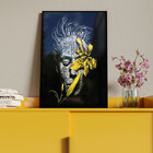 Quadro Decorativo Conceito G1 Com Moldura E Vidro Preto - 100