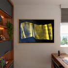 Quadro Decorativo Conceito Nota De 1 Milhão Com Moldura E Vid