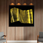 Quadro Decorativo Conceito Nota De 1 Milhão Com Moldura Preto