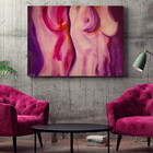 Quadro Decorativo Conceito Nu Artistico - 150x80 Cm